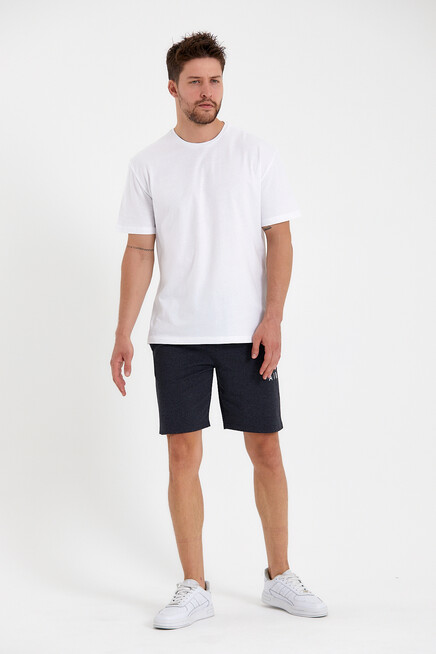 Süperlife Erkek  Dar Kalıp Air Baskılı Şort SPR21Y52