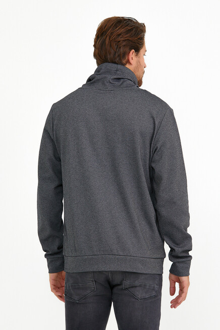 Süperlife Erkek Şal Yaka Regular Fit Brooklyn İnce Sweatshirt SPR22SW142