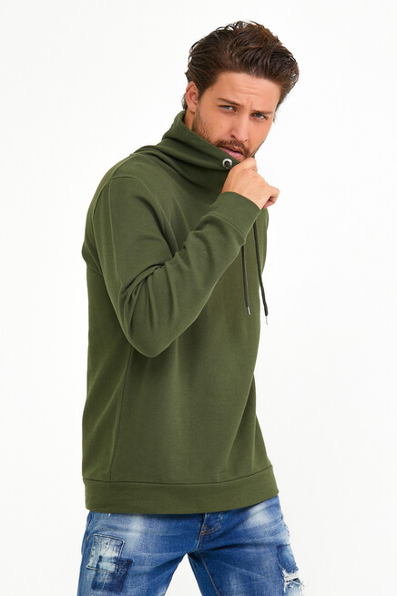 Süperlife Erkek Şal Yaka Regular Fit Brooklyn İnce Sweatshirt SPR22SW142