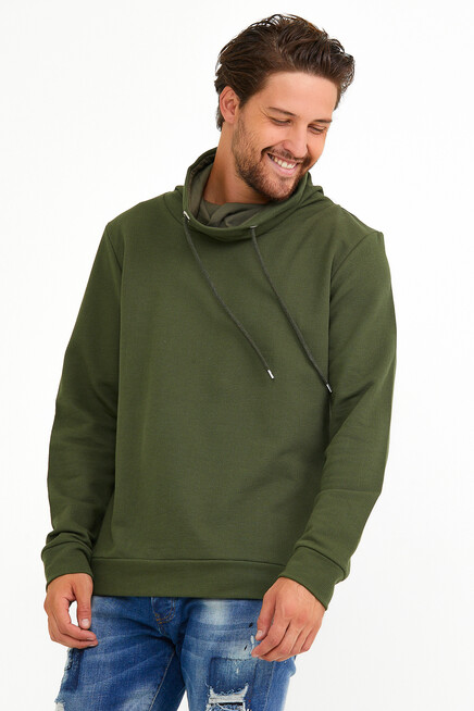Süperlife Erkek Şal Yaka Regular Fit Brooklyn İnce Sweatshirt SPR22SW142
