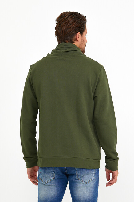 Süperlife Erkek Şal Yaka Regular Fit Brooklyn İnce Sweatshirt SPR22SW142