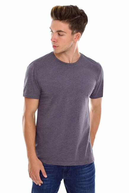 Süperlife Erkek Bisiklet Yaka Dar Kalıp Brooklyn Baskılı Tişort  SPR 266