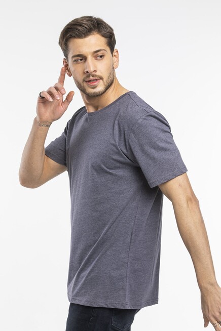 Süperlife Erkek Bisiklet Yaka Dar Kalıp Brooklyn Baskılı Tişort  SPR 266