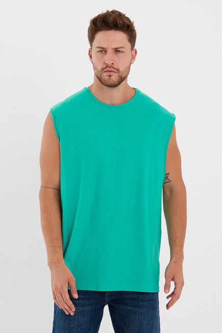 Süperlife Erkek Bisiklet Yaka Standart &Regular Kalıp Tişort SPR21Y03