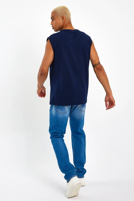 Süperlife Erkek Bisiklet Yaka Regular Fit Garnili Tişort SPR23AT346