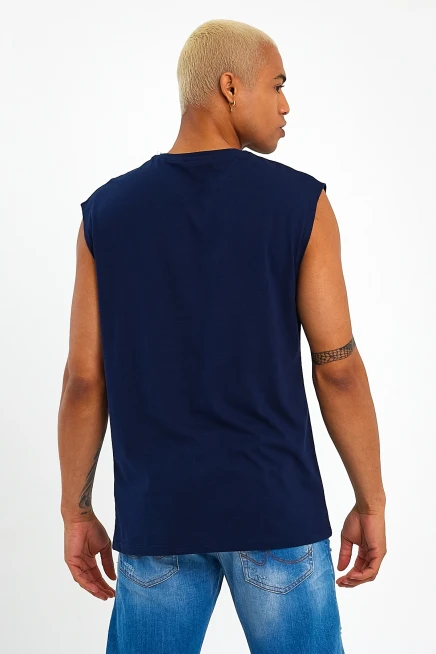 Süperlife Erkek Bisiklet Yaka Regular Fit Garnili Tişort SPR23AT346