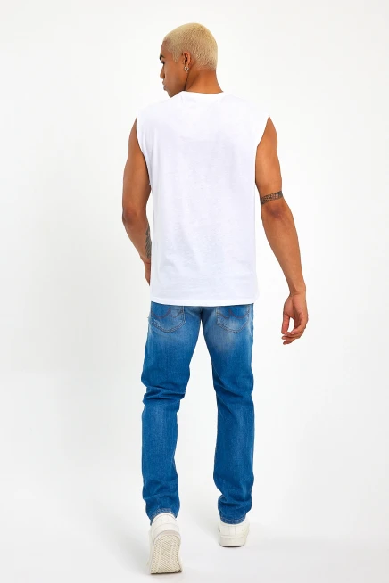 Süperlife Erkek Bisiklet Yaka Regular Fit Garnili Tişort SPR23AT346