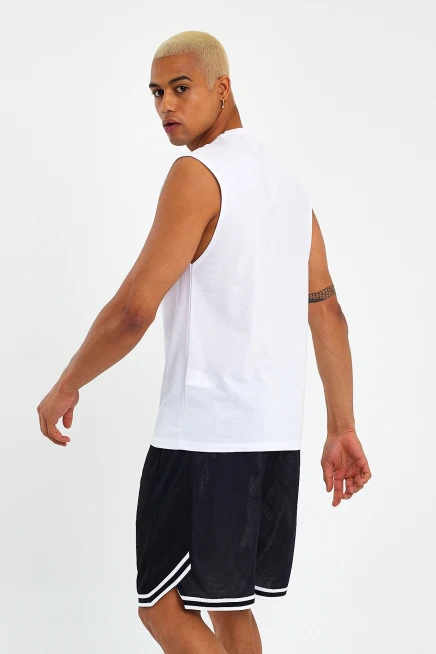 Süperlife Erkek Bisiklet Yaka Regular Fit Baskılı Tişort SPR23AT341