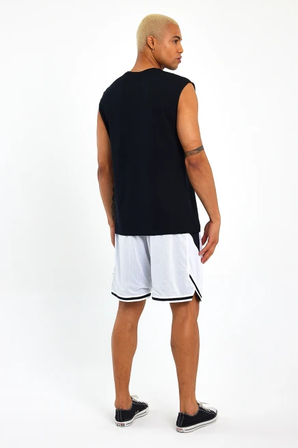 Süperlife Erkek Bisiklet Yaka Fit Californıa Baskılı Tişort SPR23AT343