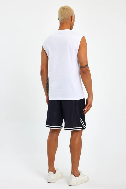 Süperlife Erkek Bisiklet Yaka Regular Fit  Californıa Baskılı Tişort SPR23AT342