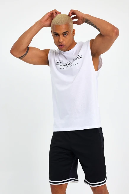 Süperlife Erkek Bisiklet Yaka Regular Fit  Californıa Baskılı Tişort SPR23AT342