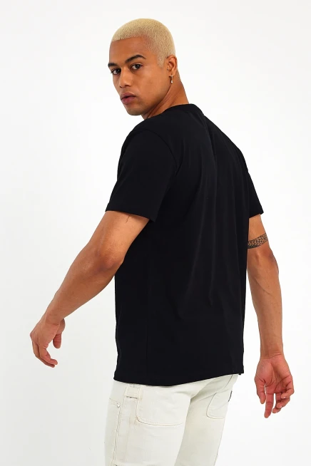 Süperlife Erkek Bisiklet Yaka Regular Fit Tokyo Baskılı Tişort SPR23ts303