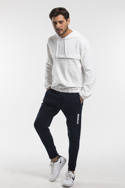 Süperlife Erkek Regular Fit Broklyn Baskılı İnce Eşofman Altı SPR 203 