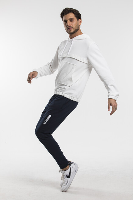 Süperlife Erkek Regular Fit Broklyn Baskılı İnce Eşofman Altı SPR 203 