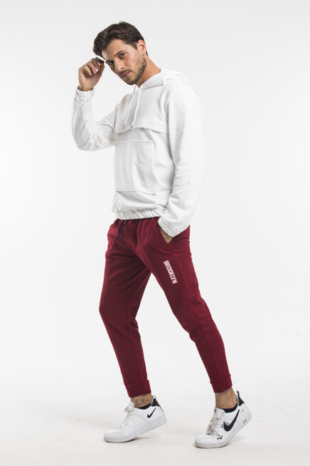 Süperlife Erkek Regular Fit Broklyn Baskılı İnce Eşofman Altı SPR 203 