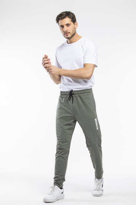 Süperlife Erkek Regular Fit Broklyn Baskılı İnce Eşofman Altı SPR 203 