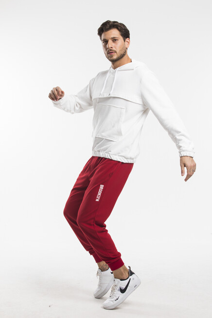 Süperlife Erkek Regular Fit Broklyn Baskılı İnce Eşofman Altı SPR 203 