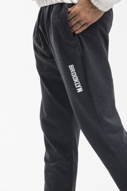 Süperlife Erkek Regular Fit Broklyn Baskılı İnce Eşofman Altı SPR 203 