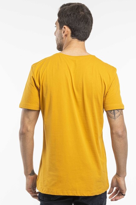 Süperlife Erkek Bisiklet Yaka Dar Kalıp Baskılı Tişort SPR 261