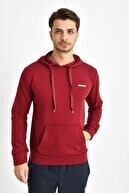 Süperlife Kapşonlu Uzun Kollu Baskılı Dar Kalıp İnce Erkek Sweatshirt SPR 2019K61