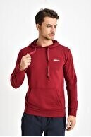 Süperlife Kapşonlu Uzun Kollu Baskılı Dar Kalıp İnce Erkek Sweatshirt SPR 2019K61