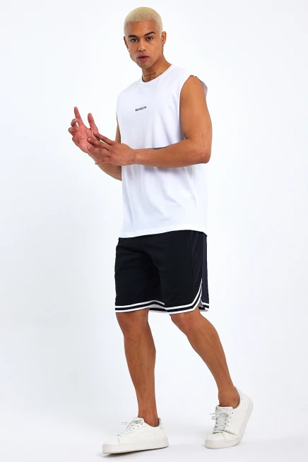 Süperlife Erkek Bisiklet Yaka Regular Fit Brooklyn Baskılı  Tişört SPR22TS122