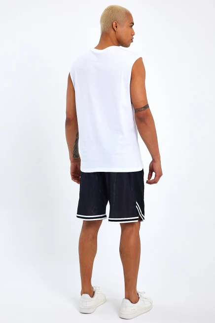 Süperlife Erkek Bisiklet Yaka Regular Fit Brooklyn Baskılı  Tişört SPR22TS122