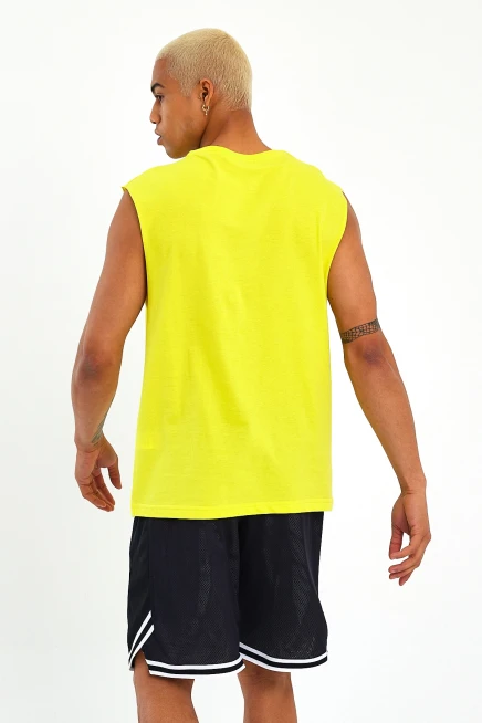 Süperlife Erkek Bisiklet Yaka Regular Fit Brooklyn Baskılı  Tişört SPR22TS122