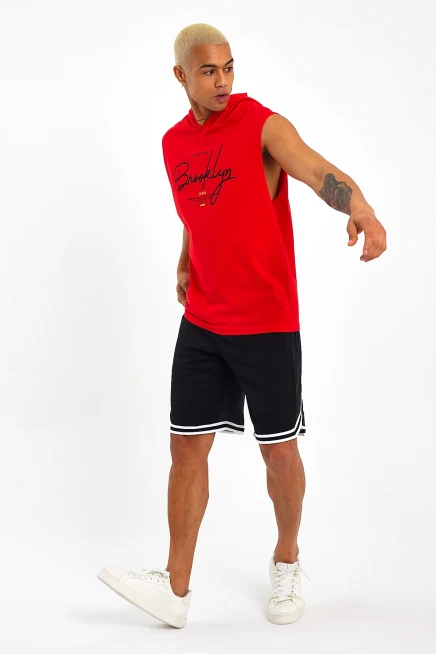 Süperlife Erkek Kapşonlu Regular Fit Tişört SPR22TS118