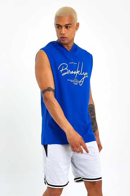 Süperlife Erkek Kapşonlu Regular Fit Tişört SPR22TS118