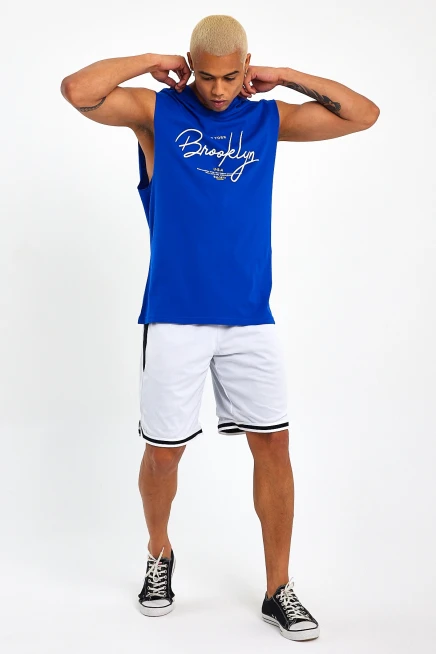 Süperlife Erkek Kapşonlu Regular Fit Tişört SPR22TS118