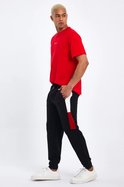 Süperlife Erkek Garnili Regular Fit İnce Eşofman Altı SPR23EA351