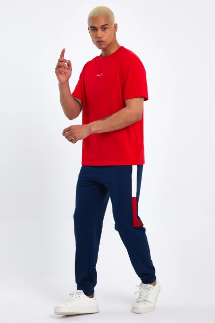 Süperlife Erkek Garnili Regular Fit İnce Eşofman Altı SPR23EA351