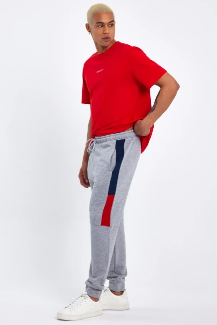 Süperlife Erkek Garnili Regular Fit İnce Eşofman Altı SPR23EA351