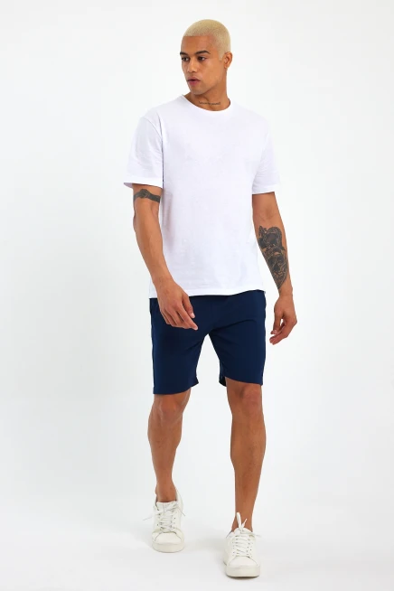 Süperlife Erkek Regular Fit Garnili Şort SPR23SR321