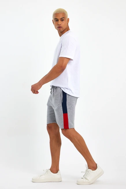 Süperlife Erkek Regular Fit Garnili Şort SPR23SR321