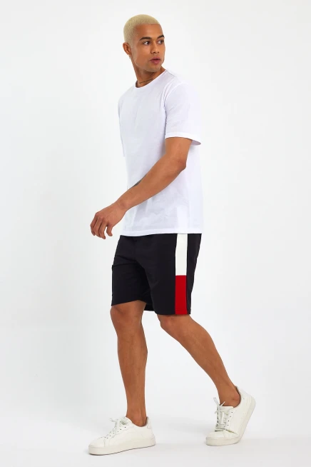 Süperlife Erkek Regular Fit Garnili Şort SPR23SR321