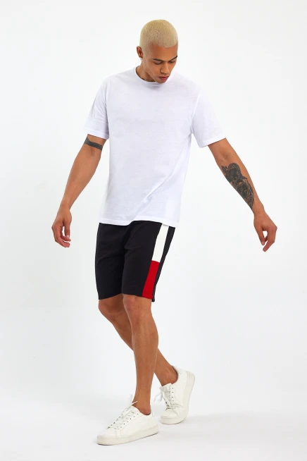 Süperlife Erkek Regular Fit Garnili Şort SPR23SR321