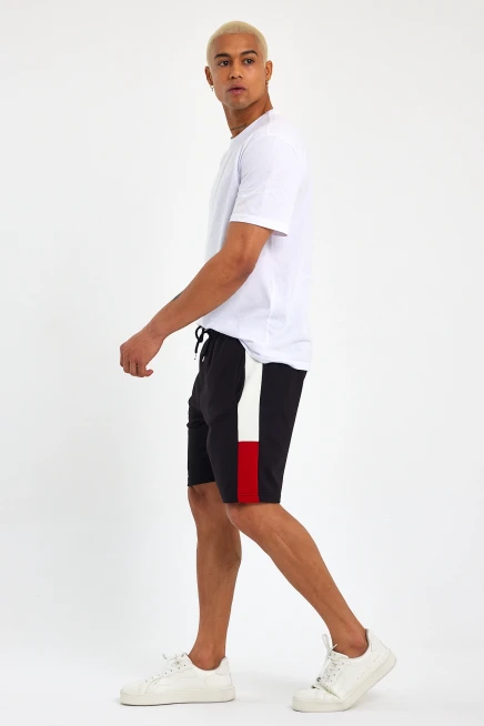 Süperlife Erkek Regular Fit Garnili Şort SPR23SR321