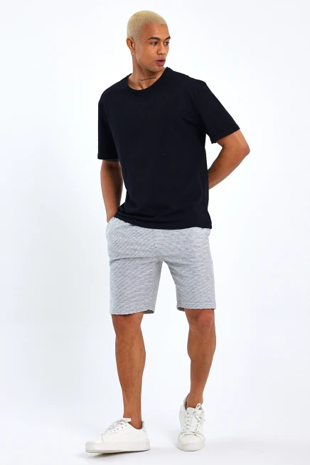 Süperlife Erkek Regular Fit Ottoman Kumaş Şort SPR23SR320