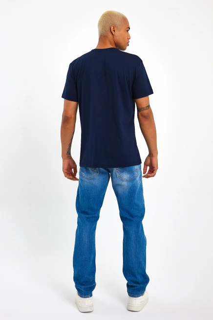 Süperlife Erkek  Bisiklet Yaka Regular Fit Garnili  Tişort SPR23TS301