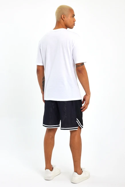 Süperlife Erkek Bisiklet Yaka Regular Fit NYC Baskılı Tişort SPR22TS114