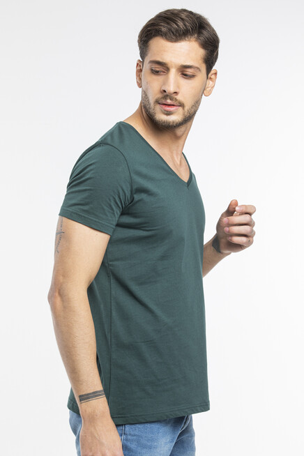 Süperlife Erkek V Yaka Dar Kalp Tişort SPR 246