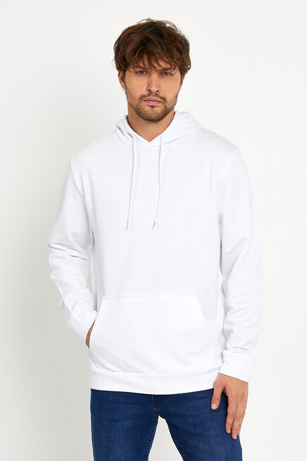 Süperlife Erkek Kapşonlu Regular Fit İnce Sweatshirt SPR 20K55