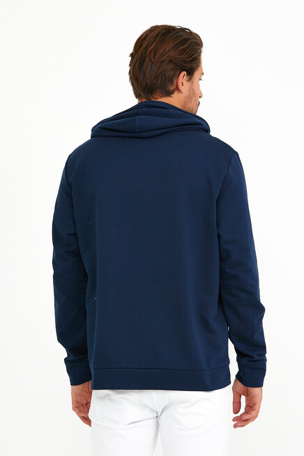 Süperlife Erkek Kapşonlu Regular Fit Tokyo Baskılı İnce Sweatshirt SPR22SW164