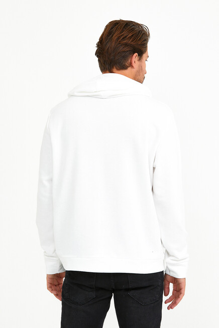 Süperlife Erkek Kapşonlu Regular Fit Tokyo Baskılı İnce Sweatshirt SPR22SW164