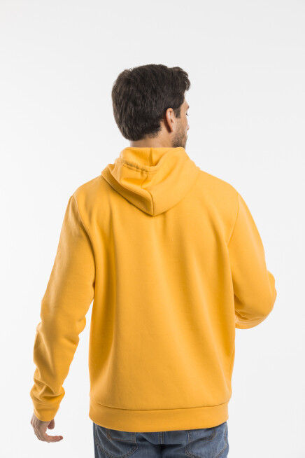 Süperlife Kapşonlu Uzun Kollu Baskılı Dar Kalıp İnce Erkek Sweatshirt SPR 2019K61