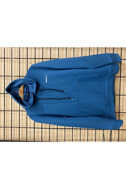 Süperlife Kapşonlu Uzun Kollu Baskılı Dar Kalıp İnce Erkek Sweatshirt SPR 2019K61