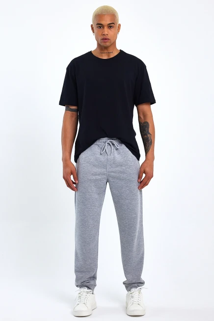 Süperlife Erkek Regular Fit Broklyn Baskılı İnce Eşofman Altı SPR 203 