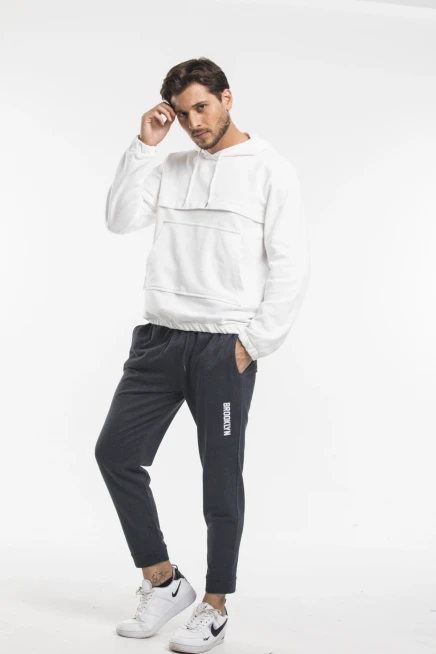 Süperlife Erkek Regular Fit Broklyn Baskılı İnce Eşofman Altı SPR 205